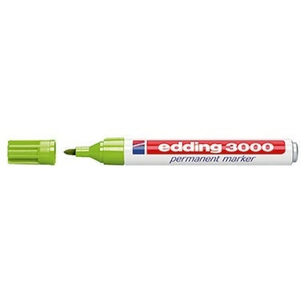 Produktabbildung: edding Permanentmarker 3000 4-3000011 1,5-3mm hellgrün