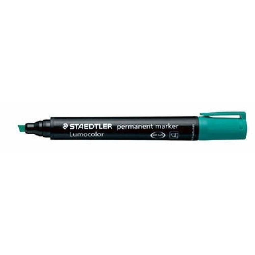 Produktabbildung: STAEDTLER Permanentmarker Lumocolor 350-5 1-5mm Keilspitze grün