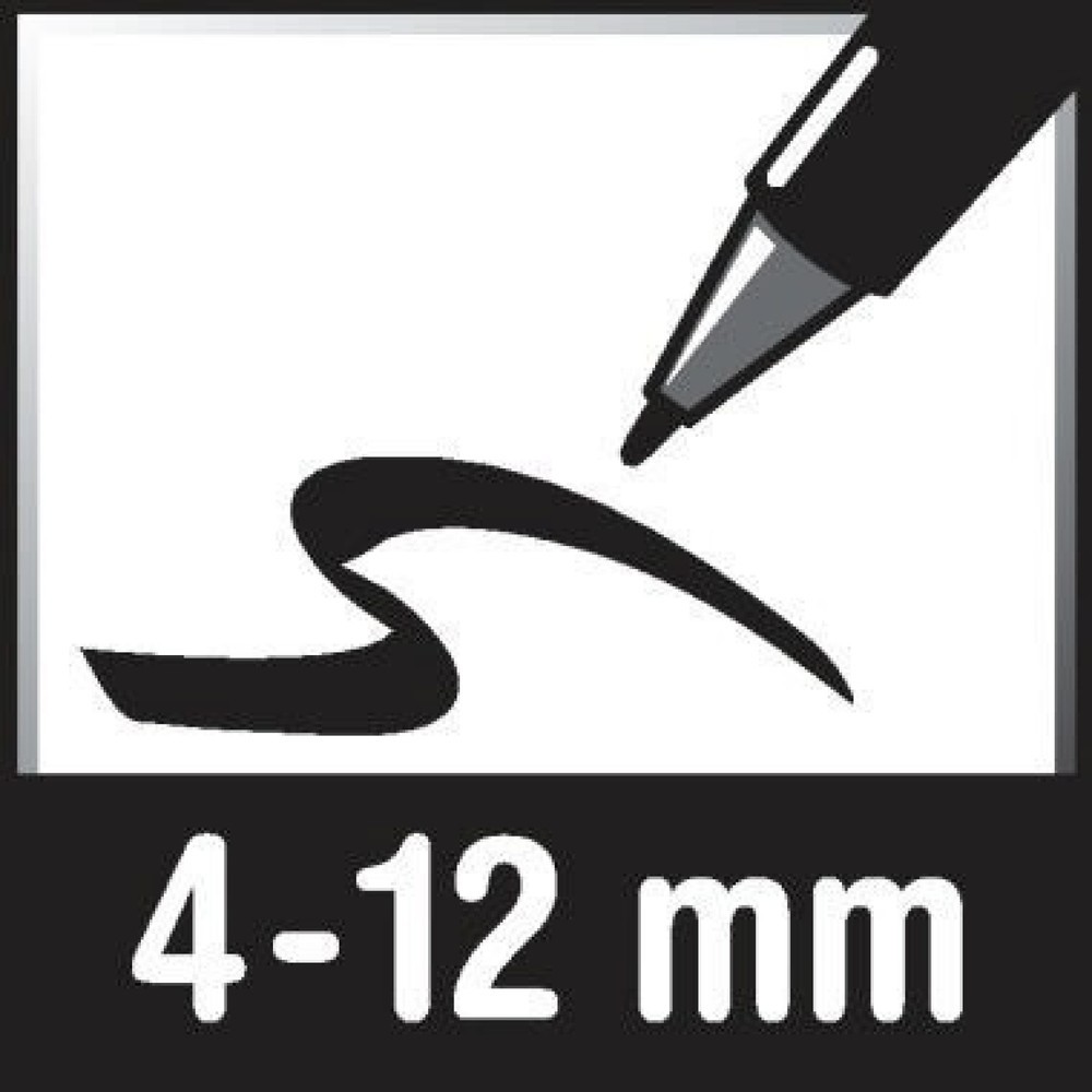 Produktabbildung Nr. 14: edding Permanentmarker 800 4-800004 4-12mm Keilspitze nachfüllbar gn