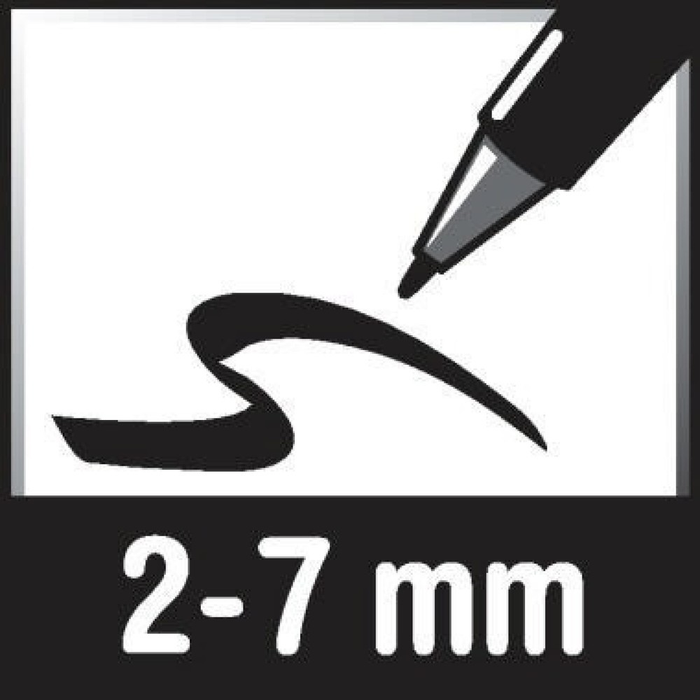 Produktabbildung Nr. 7: Schneider Permanentmarker Maxx 250 125004 2-7mm Keilspitze grün