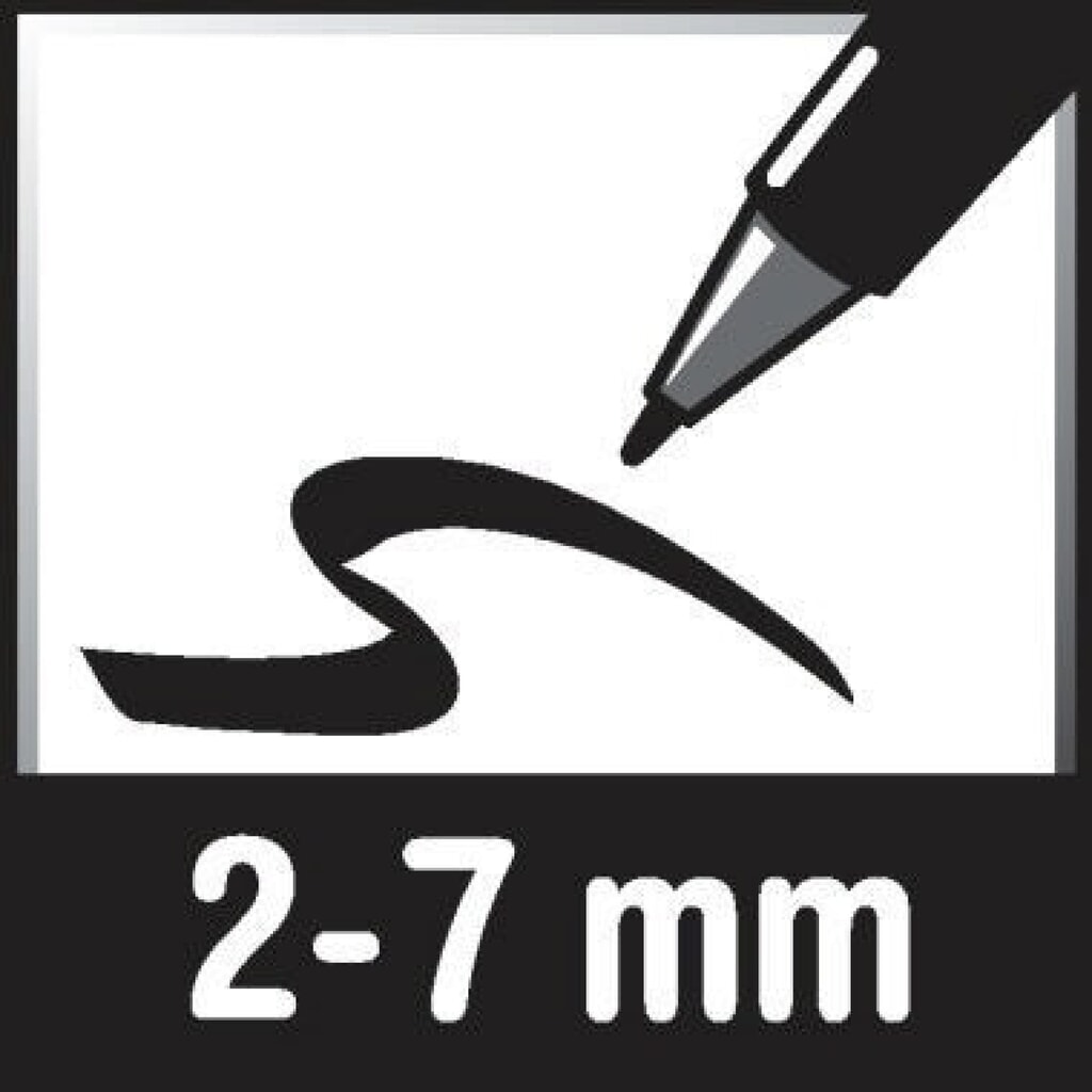 Produktabbildung Nr. 7: Schneider Permanentmarker Maxx 250 125002 2-7mm Keilspitze rot