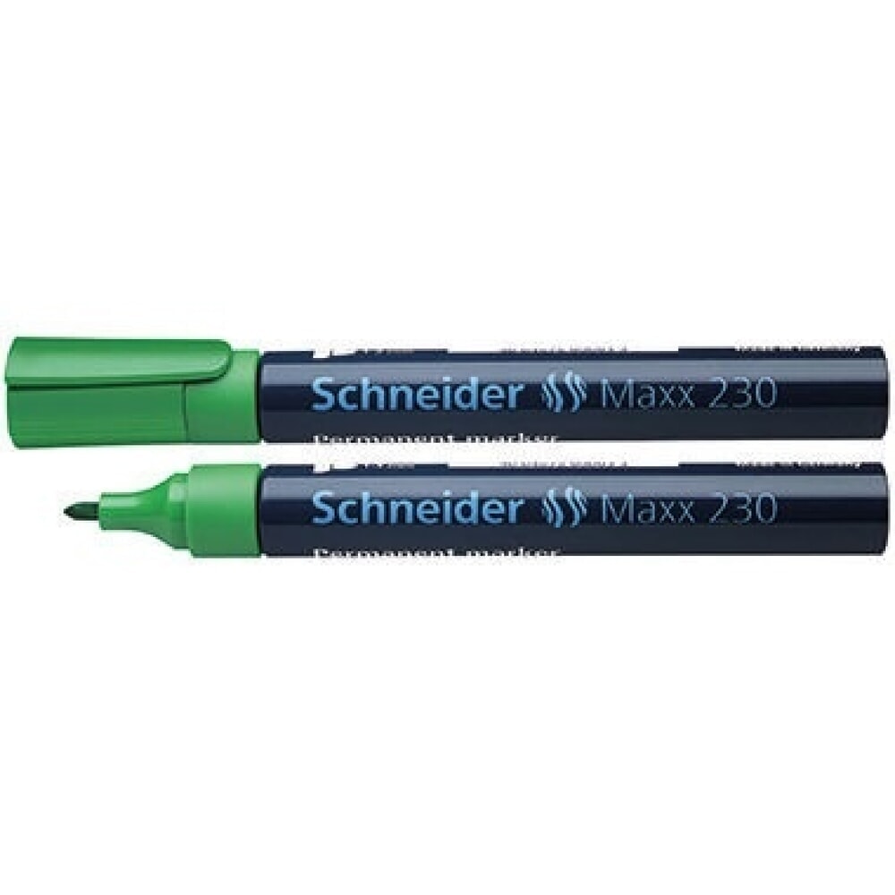 Produktabbildung: Schneider Permanentmarker 230 123004 Rundspitze 1-3mm grün