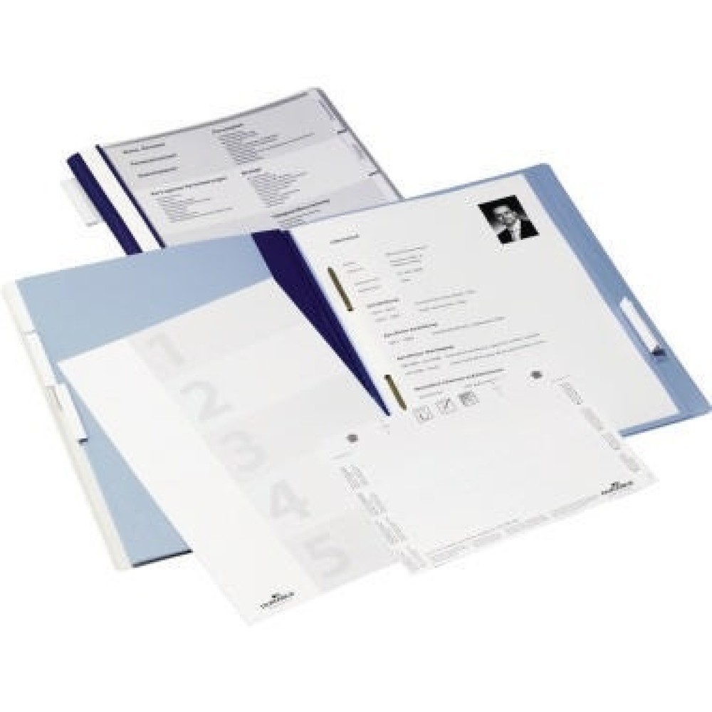 Produktabbildung Nr. 4: DURABLE Personalhefter 255506 DIN A4 Hartfolie blau