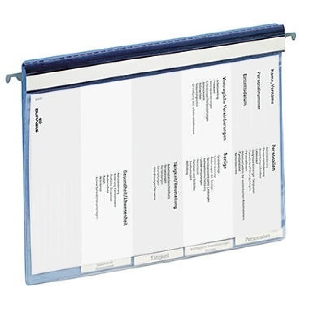 Produktabbildung: DURABLE Personalhefter 255506 DIN A4 Hartfolie blau