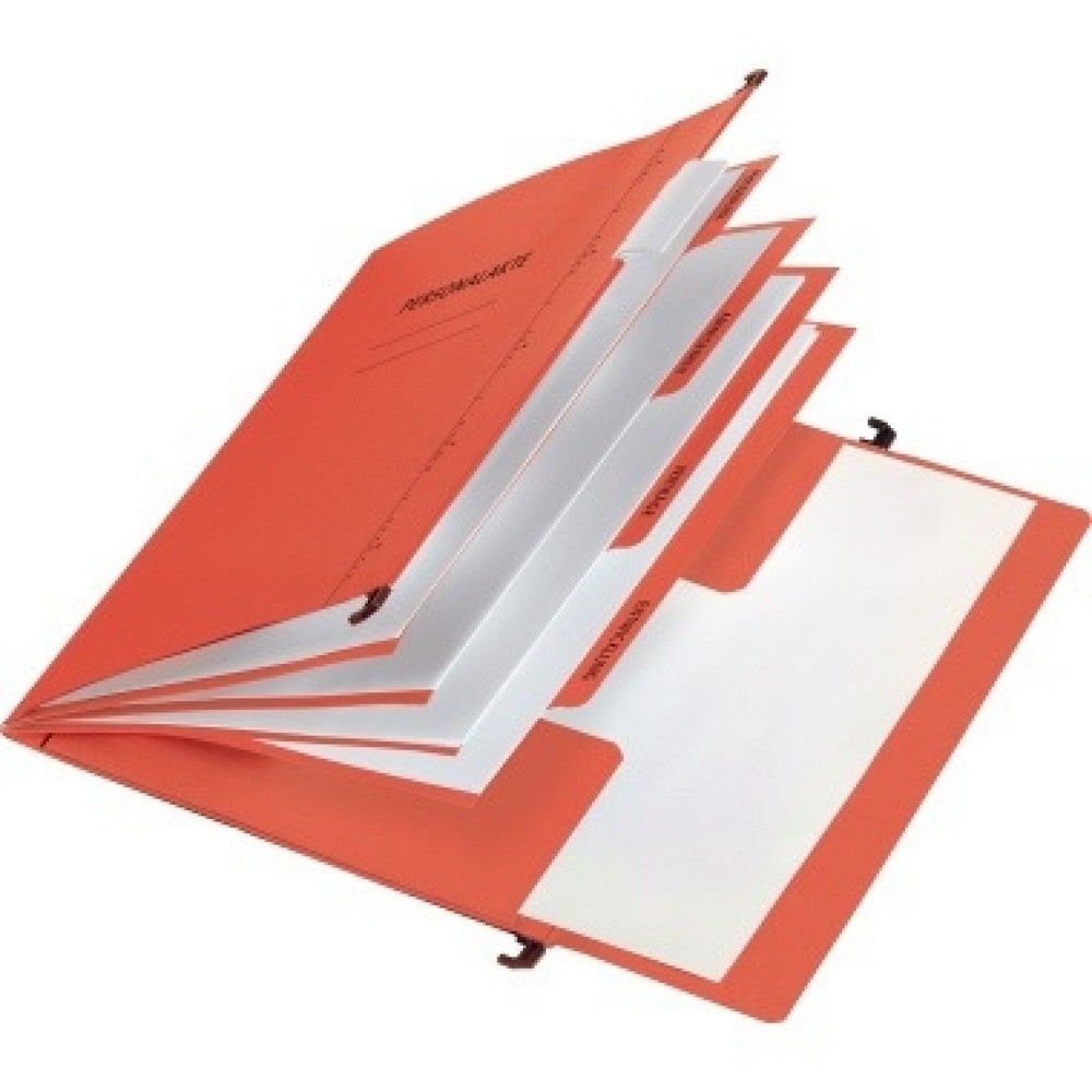 Produktabbildung: PAGNA Personalmappe 44105-01 DIN A4 34x24,5x0,8cm Karton rot