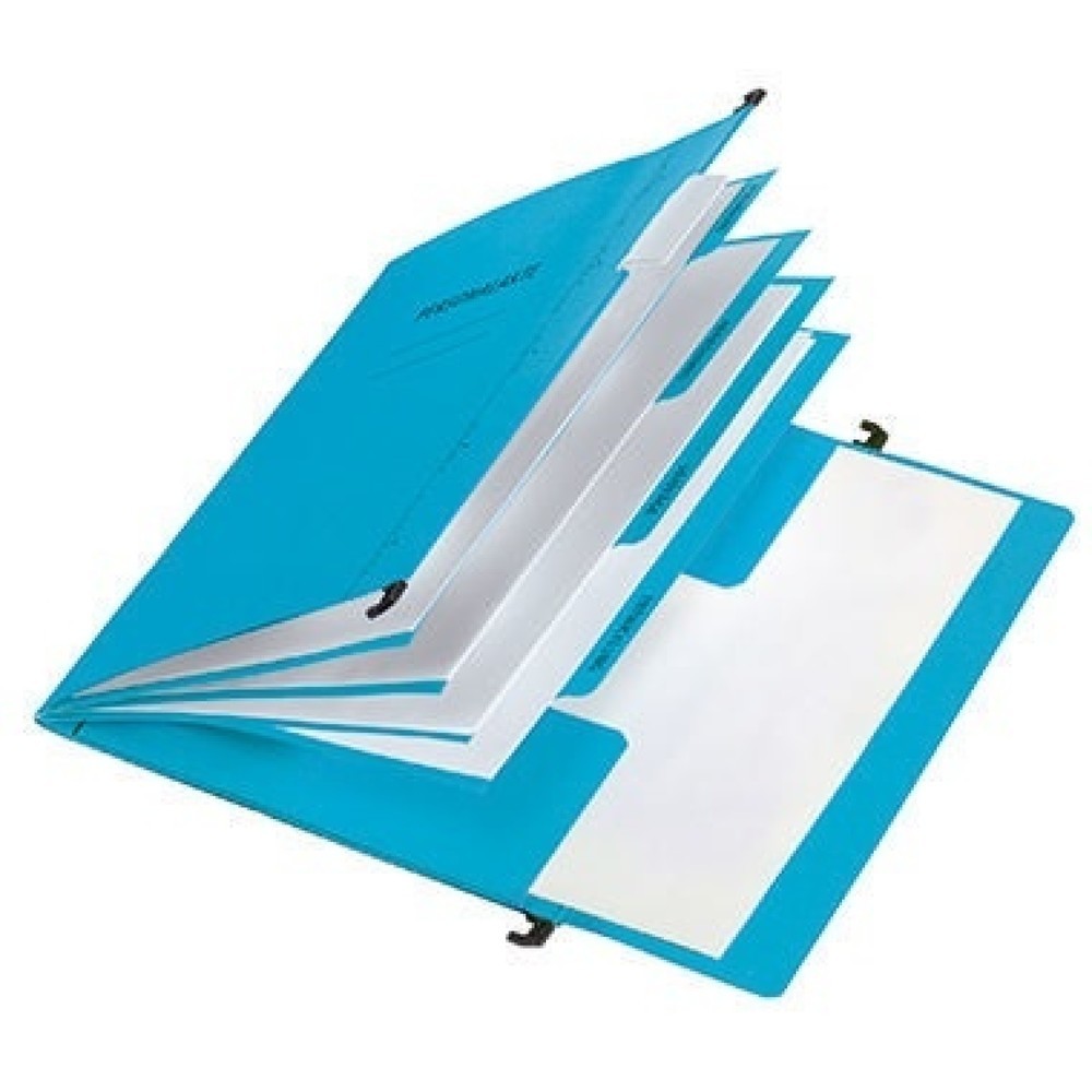 Produktabbildung: PAGNA Personalmappe 44105-02 DIN A4 34x24,5x0,8cm Karton blau