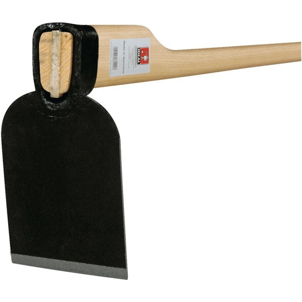 Illustration du produit: Lame de petite houe IDEAL taille 145x95x100mm forgée, avec poignée G.1000g