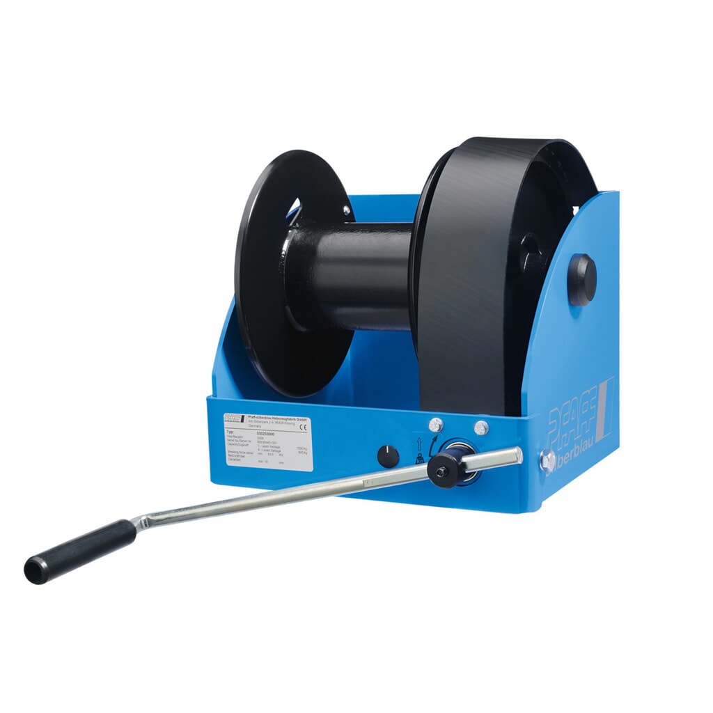 Produktabbildung: Pfaff Wandseilwinde mit Schneckengetriebe SW-W-SGO-S, Tragfähigkeit 92-250 kg