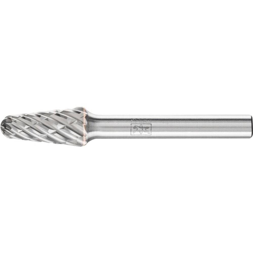 Produktabbildung: PFERD Frässtift KEL, Durchmesser 10 mm Kopflänge 20 mm Schaft-Durchmesser 6 mm, Hartmetall