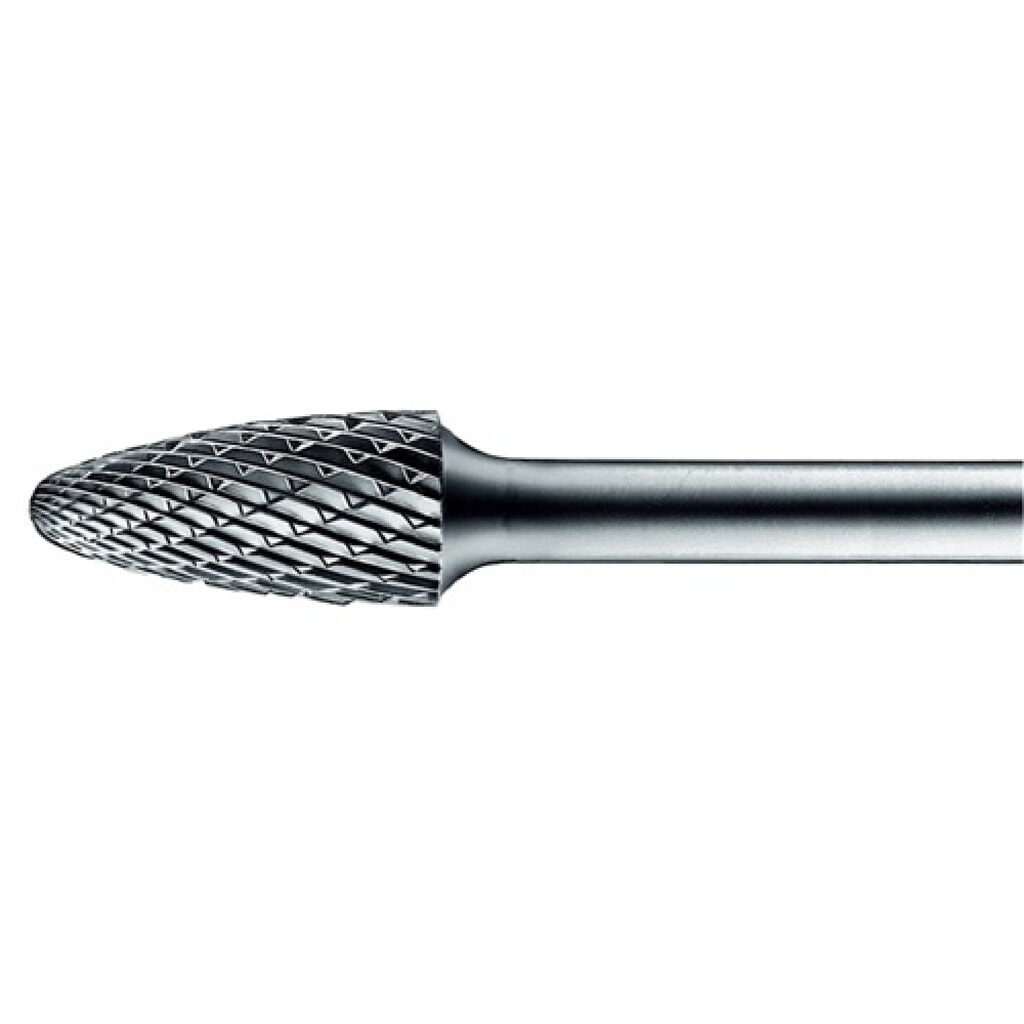 Frässtift Form RBF D.6mm Kopf-L.18mm Schaft-D.6mm HM Verz.3 Plus PFERD Produktabbildung: Frässtift Form RBF D.6mm Kopf-L.18mm Schaft-D.6mm HM Verz.3 Plus PFERD