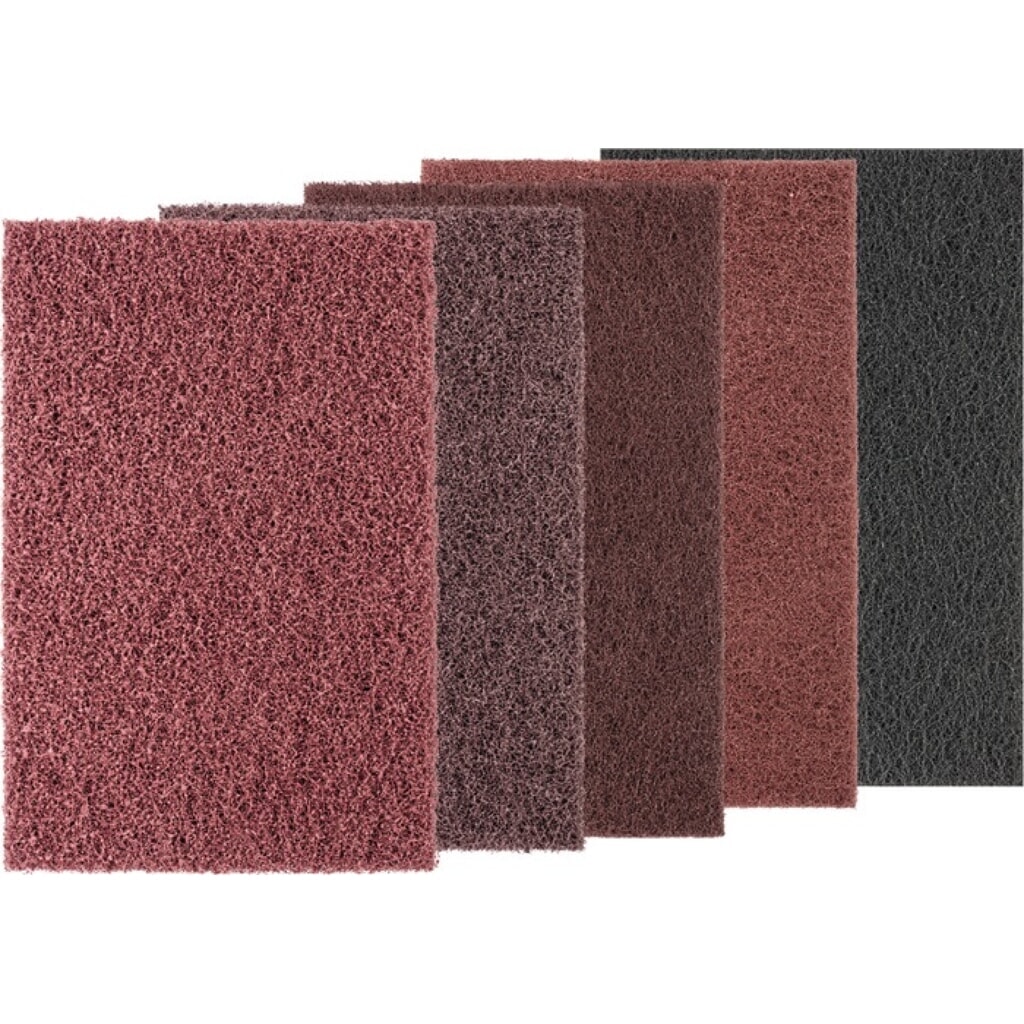 PFERD Handpad POLINOX L224xB154mm mittel 180 rotbraun Produktabbildung: PFERD Handpad POLINOX L224xB154mm mittel 180 rotbraun