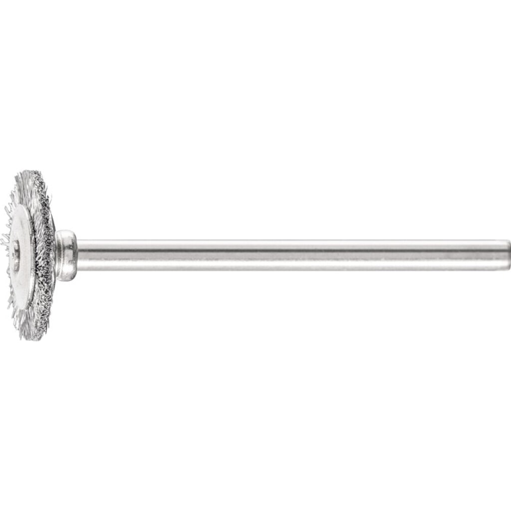 Produktabbildung: PFERD Minirundbürste RBU 1602/3 ST 0,10, Stahl, D16xB2xL3mm