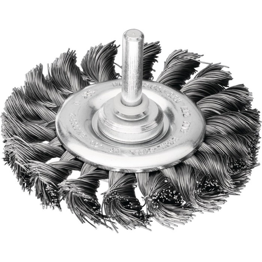 Produktabbildung: PFERD Rundbürste RBG 7012/6 ST 0,35, Stahl 12 mm 25000 min-¹, Ø 70 mm 6 mm Drahtstärke 0,35 mm
