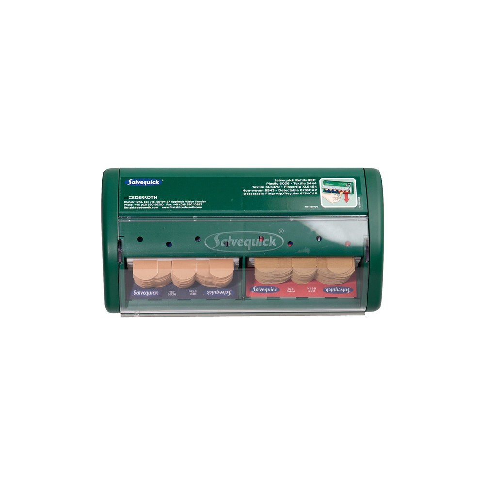 Produktabbildung: Pflasterspender Cederroth Salvequick inkl. elastischer und wasserfester Strips