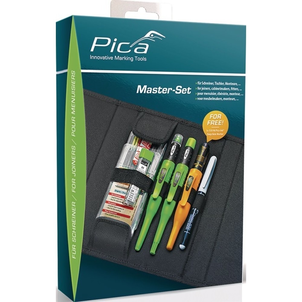 Produktabbildung Nr. 3: PICA Bau-/Tieflochmarker Master-Set Schreiner, sortiert
