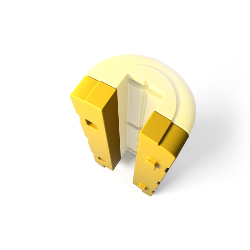 N° de l'image du produit 3 : Pièce d’extension pour protection contre les chocs pour colonnes BOPLAN® Flex Impact® KP Protector pour dimensions de colonne (largeur) 400/500/600 mm