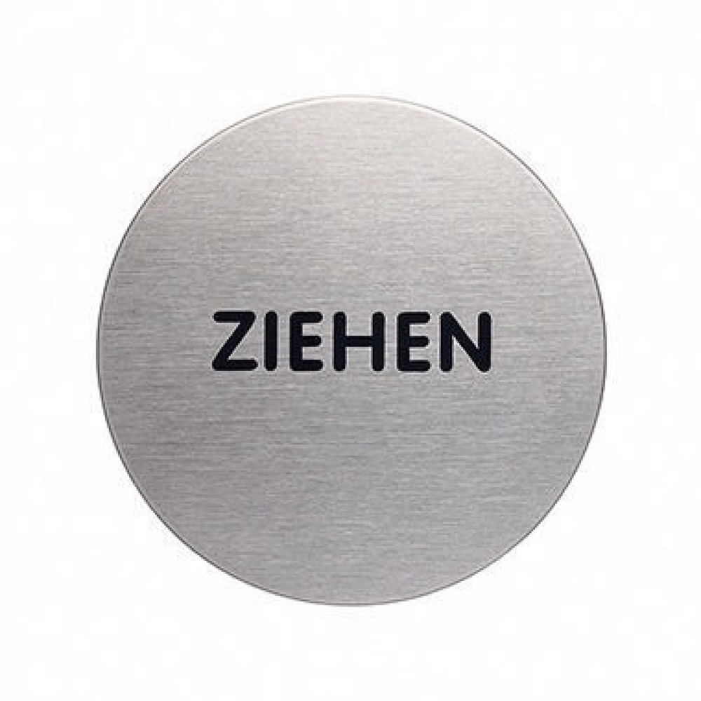 Produktabbildung Nr. 1: DURABLE Piktogramm PICTO 490161 ZIEHEN metallic silber
