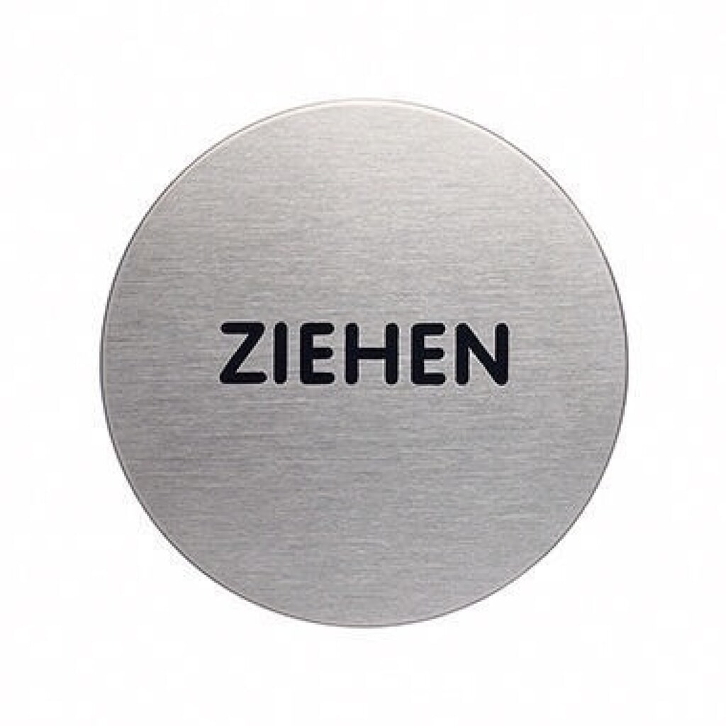 Produktabbildung: DURABLE Piktogramm PICTO 490161 ZIEHEN metallic silber