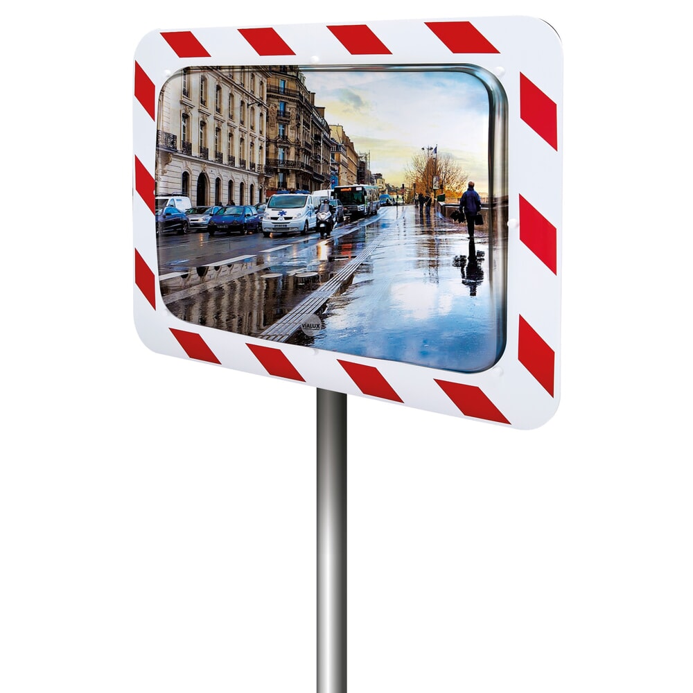 N° de l'image du produit 2 : Pilier pour miroir Vialux®, galvanisé, à bétonner