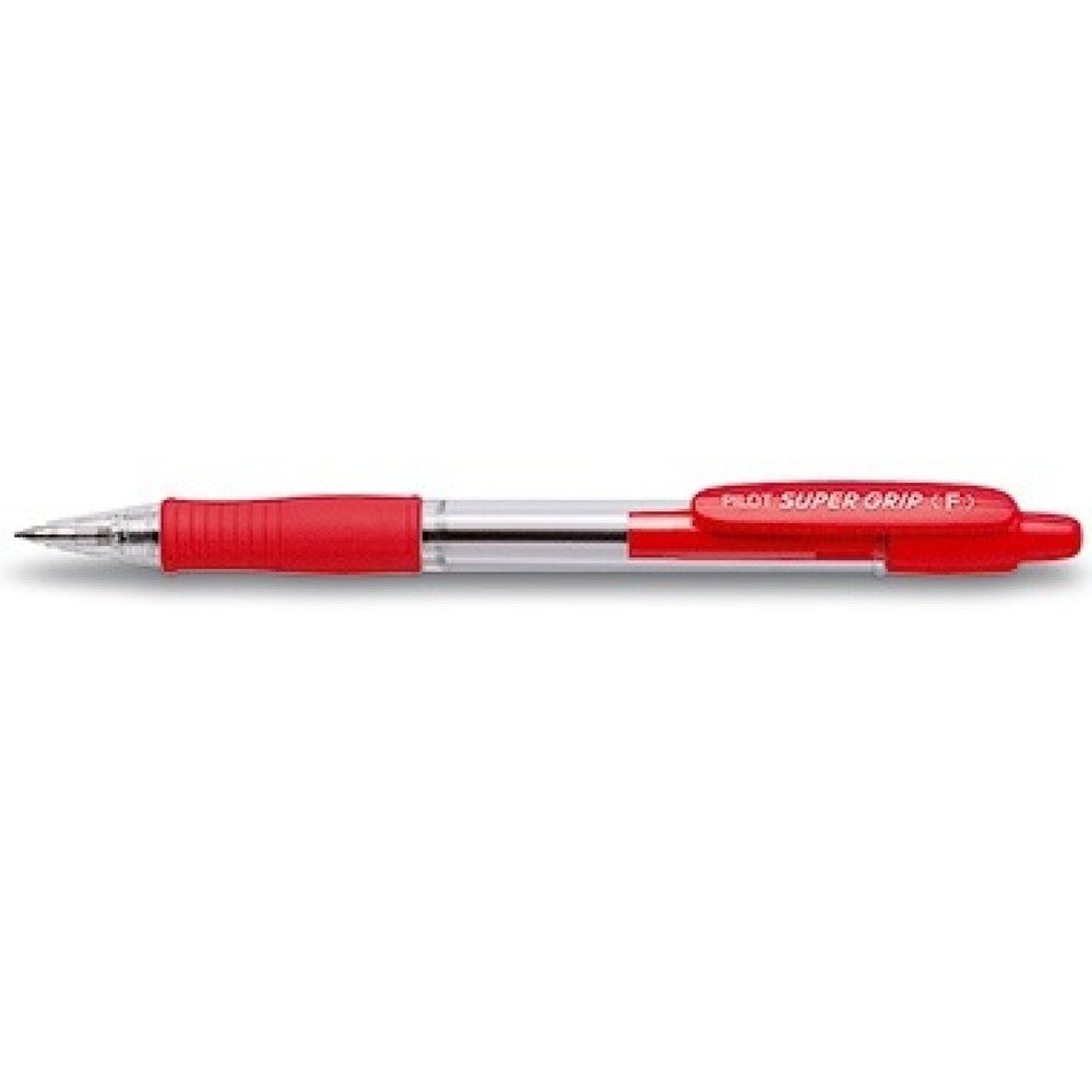 Produktabbildung Nr. 1: PILOT Kugelschreiber Super Grip F 2028002 Druckmechanik Mine rot