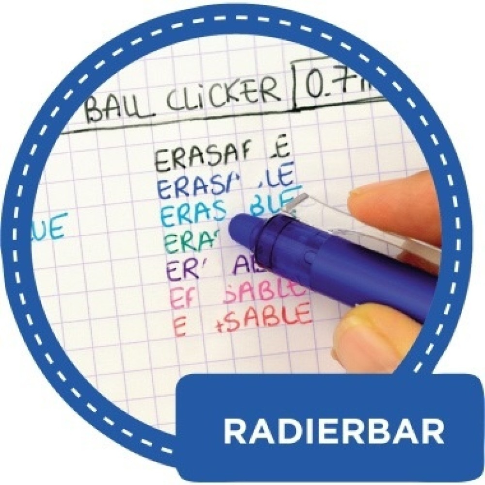 Produktabbildung Nr. 4: PILOT Tintenroller FriXion Clicker 2270011 0,4mm Druckmechanik h.gn