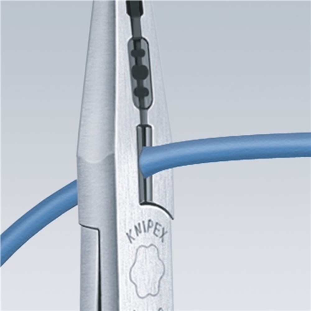 N° de l'image du produit 4 : Pince à câbler longueur 160 mm 0,5-0,75/1,5/2,5 mm² poli revêt. en plastique KNI