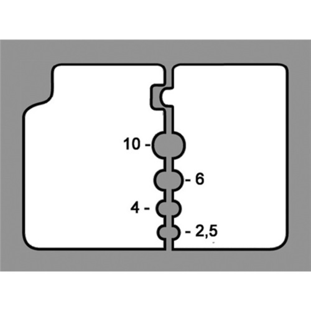 N° de l'image du produit 3 : Pince à dénuder de précision longueur 195 mm gaines multicomposant 0,14-6 (AWG 2