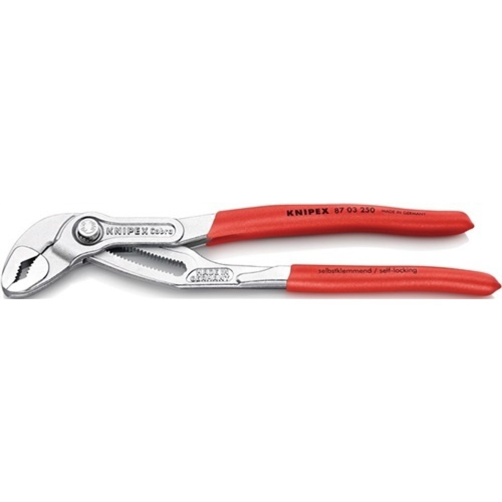Illustration du produit: Pince multiprises Cobra® longueur 125 mm envergure 27 mm chromé revêtement en pl
