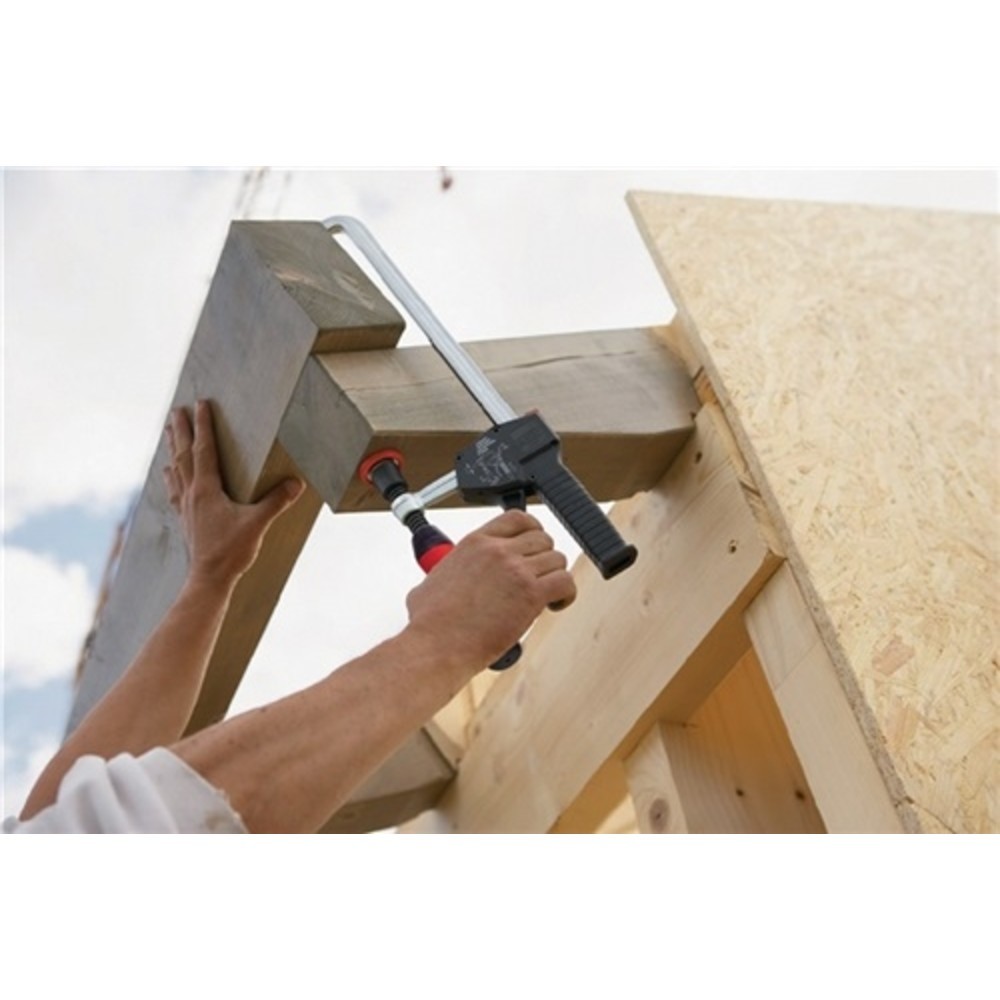 N° de l'image du produit 4 : Serre-joints une main EHZ envergure 300 mm col de cygne 100 mm BESSEY