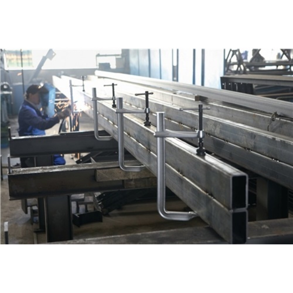 N° de l'image du produit 4 : Serre-joints haute performance SGM envergure 250 mm col de cygne 140 mm boule BE