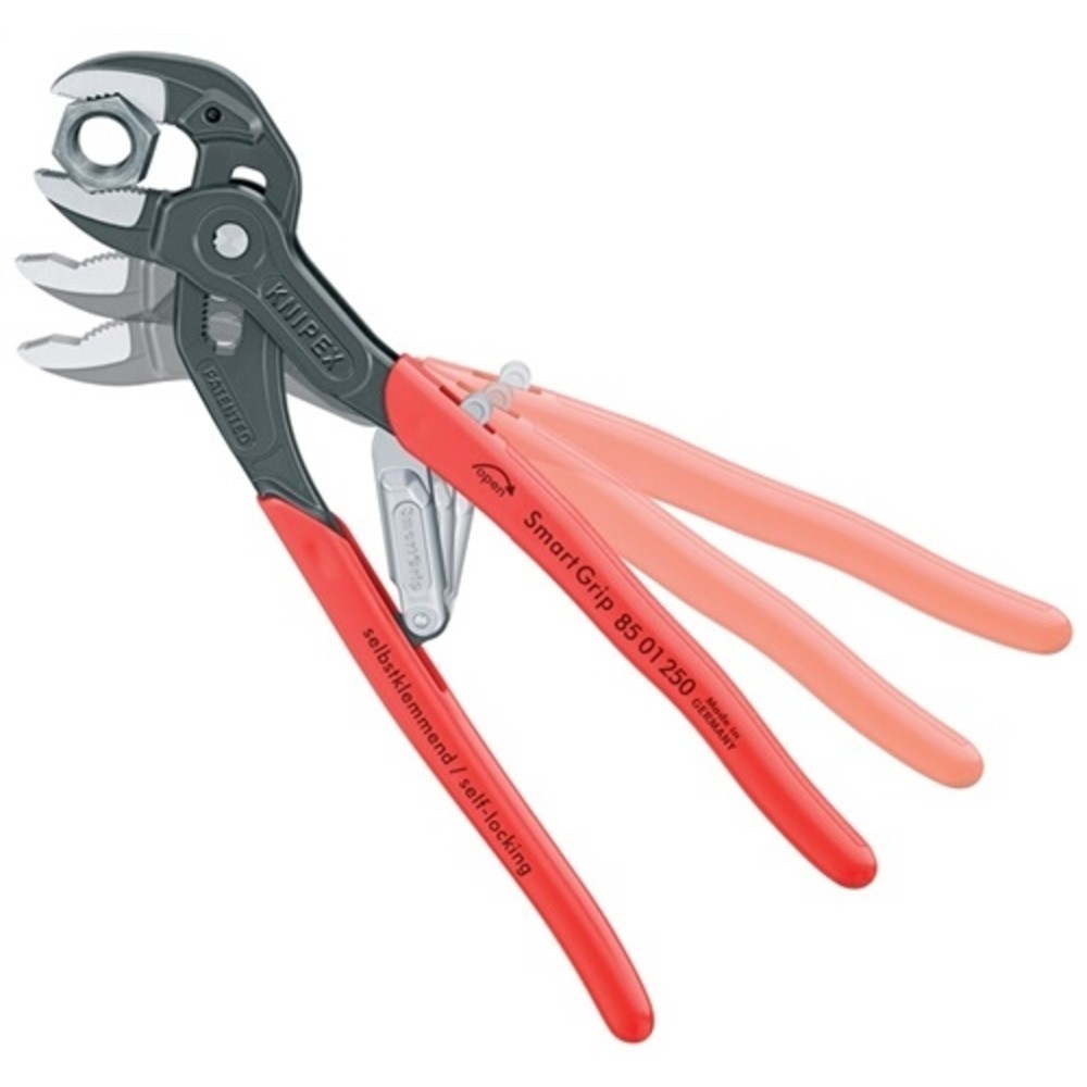 N° de l'image du produit 2 : Pince multiprises SmartGrip® longueur 250 mm envergure 10-36 mm gris atramenté p