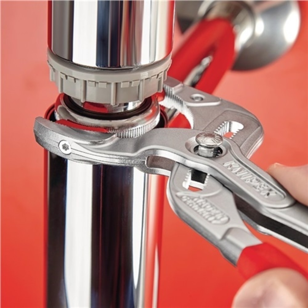 N° de l'image du produit 4 : Pince à siphon/connecteur longueur 250 mm envergure 10-75 mm chromé avec mors en