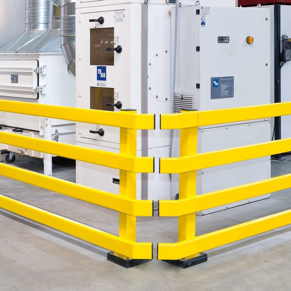 Número de imagen del producto 4: Placas protectoras de perfil en C, aplicación en exteriores, galvanizadas + revestimiento plástico, longitud 2.000 mm