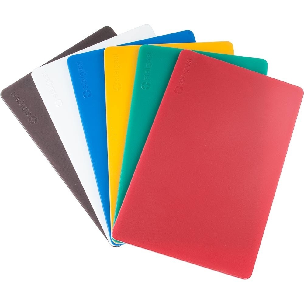 N° de l'image du produit 4 : Planche à découper Stalgast, HACCP, couleur bleue, 450 x 300 x 13 mm (lxPxH)