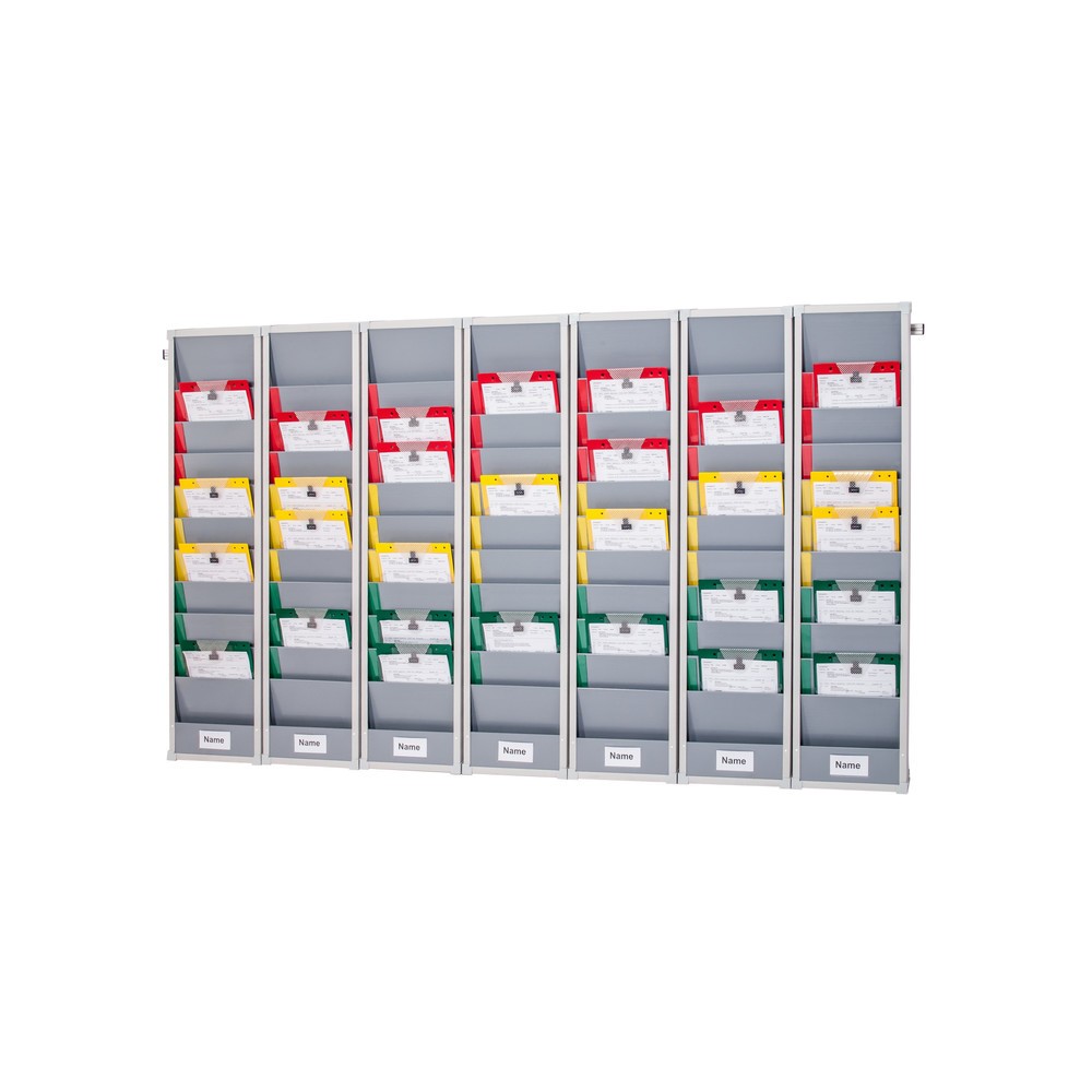 Obrázok výrobku: Plánovacia tabuľa s 7 segmentami, v × š 1 282 × 2 300 mm