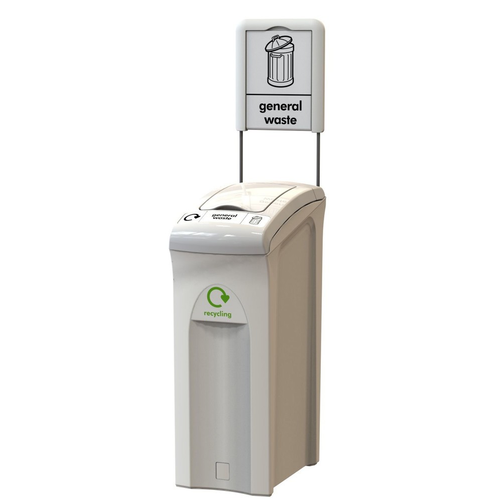 N° de l'image du produit 2 : Plaque d’information pour poubelles Midi ENVIROBIN