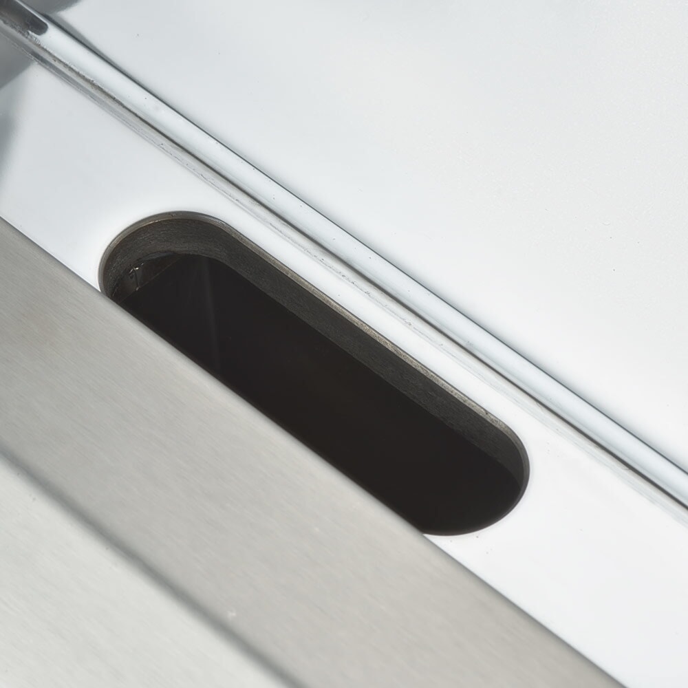 N° de l'image du produit 4 : Plaque de cuisson électrique chromée Stalgast à poser, 800 x 700 mm, surface de cuisson ½ lisse / ½ rainurée, Série 700 ND