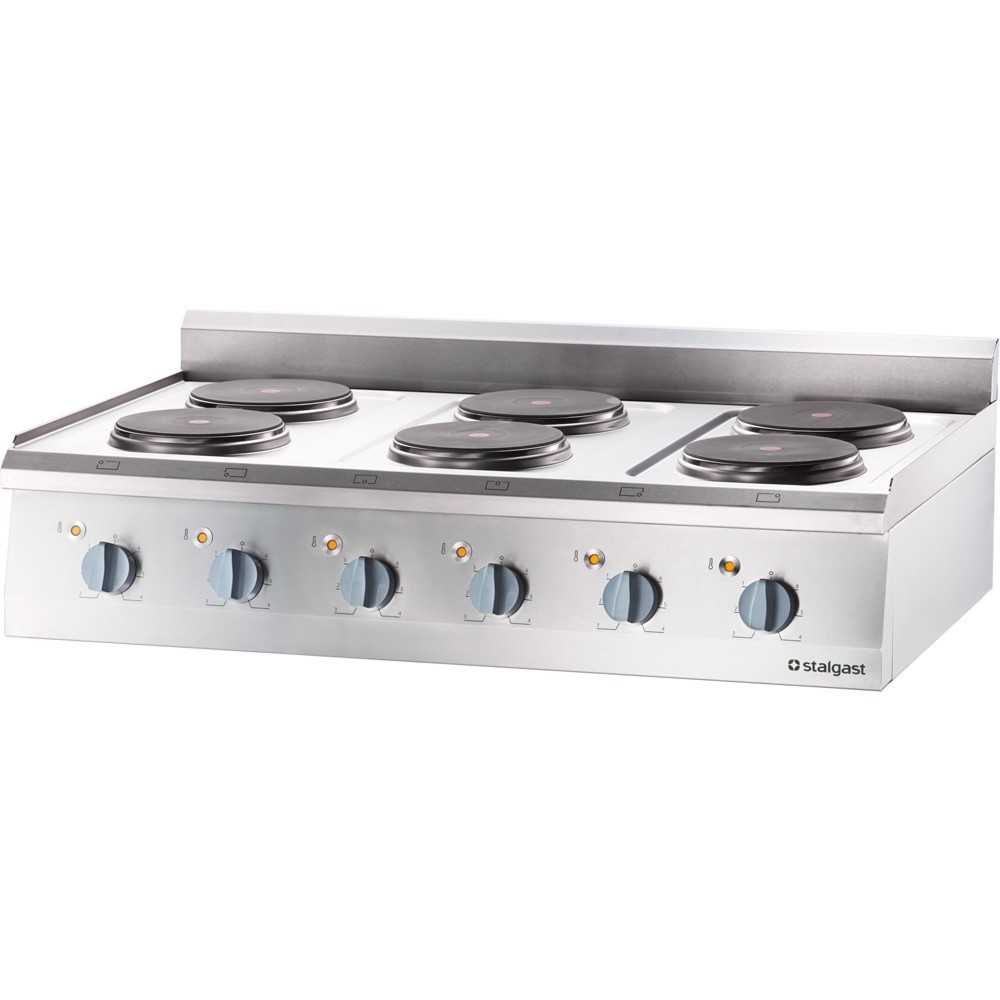 N° de l'image du produit 6 : Plaque de cuisson électrique Stalgast à poser avec 6 plaques, Série 700 ND