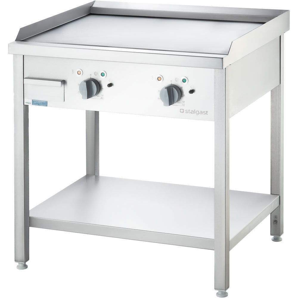 Illustration du produit: Plaque de cuisson électrique Stalgast à poser - lisse, base ouverte, 800 x 700 x 850 mm (L x P x H)