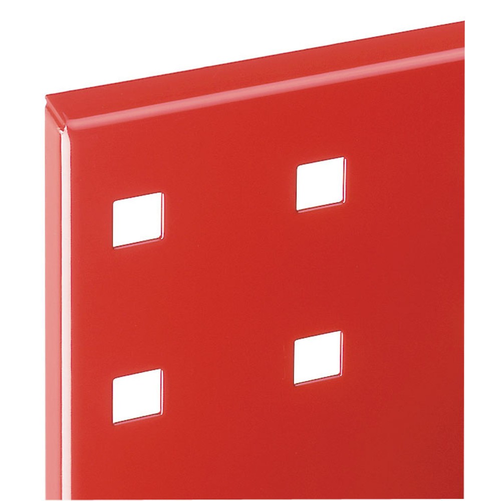 N° de l'image du produit 2 : Plaque perforée, Hxl 450 x 500 mm, rouge signalisation
