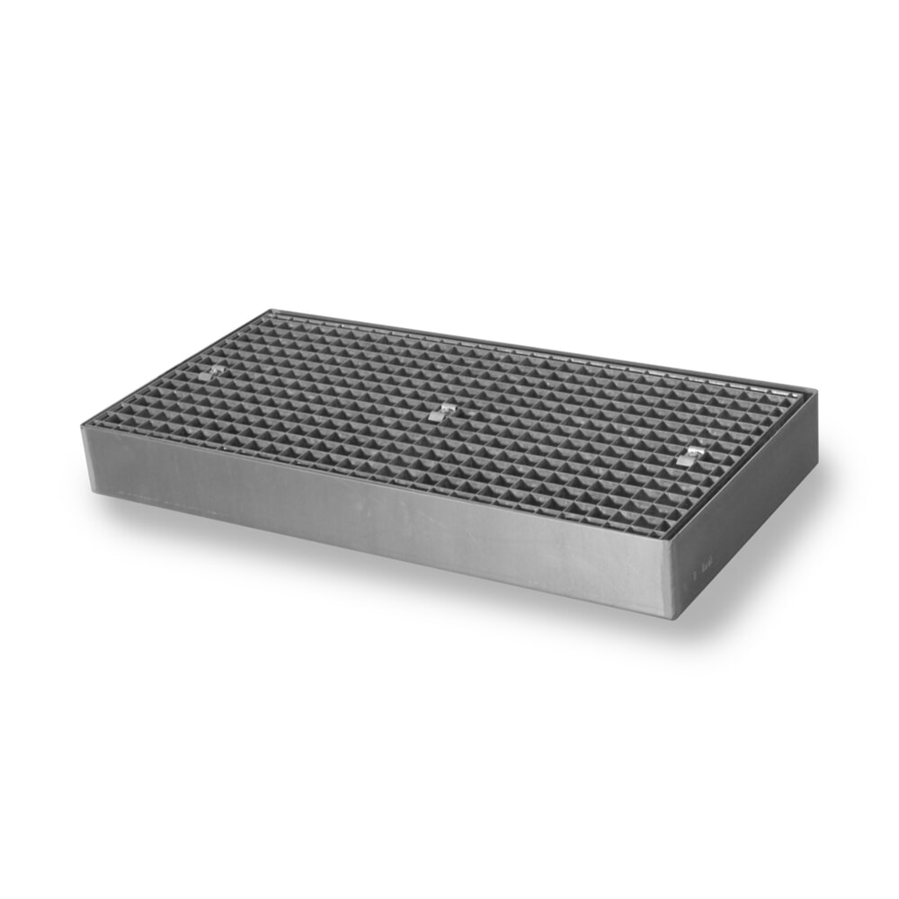 Zdjęcie produktu: Płaska wanna ociekowa ze stali, udźwig 6 500 kg/m², wys. x szer. x gł. 118 x 500 x 1000 mm