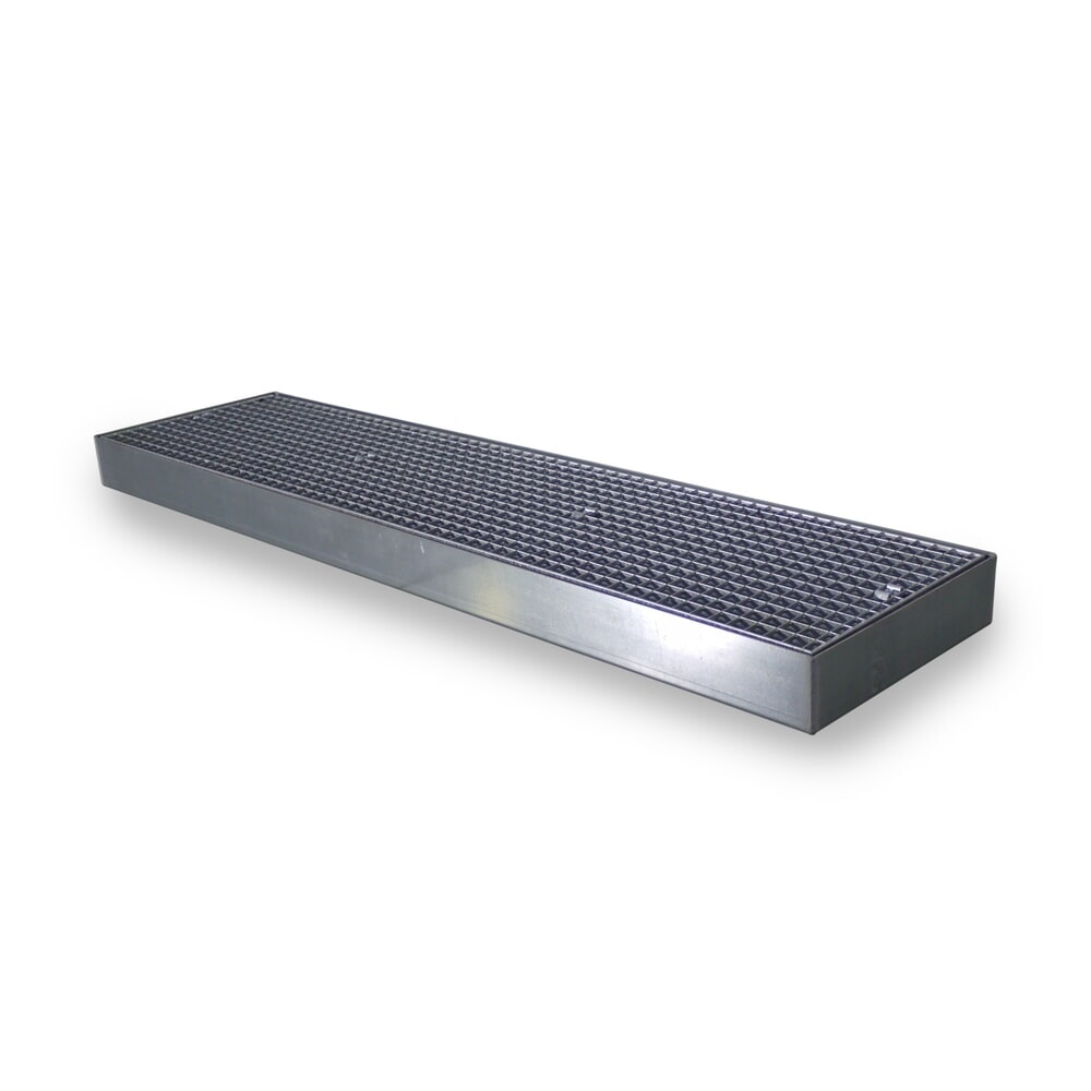 Zdjęcie produktu nr 1: Płaska wanna ociekowa ze stali, udźwig 6 500 kg/m², wys. x szer. x gł. 118 x 500 x 2000 mm