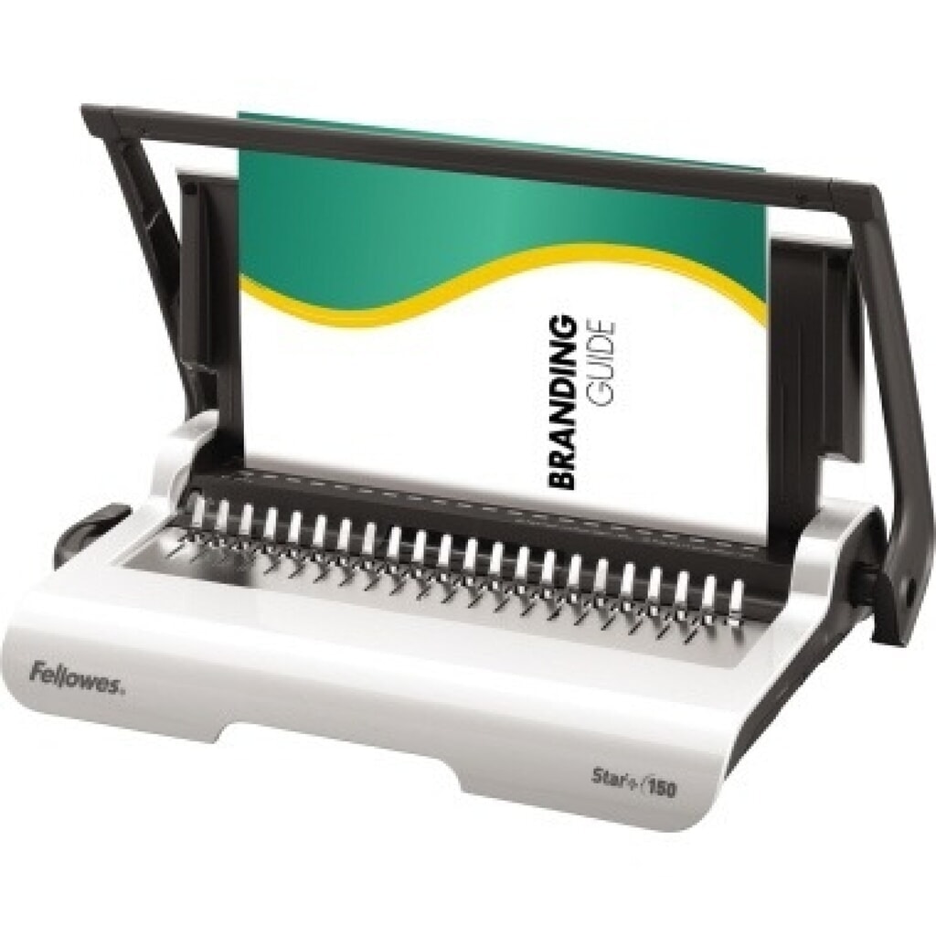 Fellowes Plastikbindegerät Star+150 5627501 max. 150Blatt weiß Produktabbildung: Fellowes Plastikbindegerät Star+150 5627501 max. 150Blatt weiß