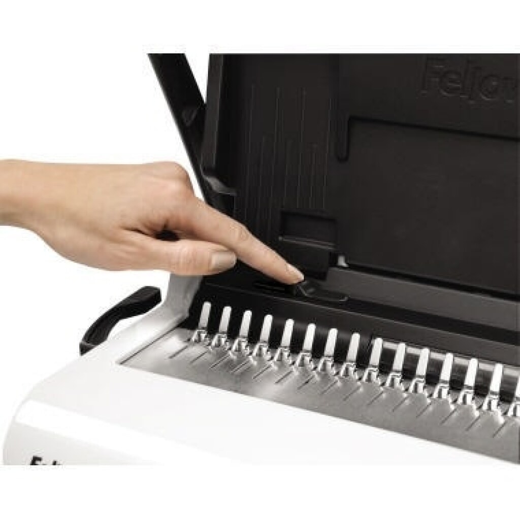 Fellowes Plastikbindegerät Star+150 5627501 max. 150Blatt weiß Produktabbildung Nr. 3: Fellowes Plastikbindegerät Star+150 5627501 max. 150Blatt weiß