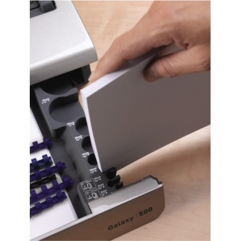 Fellowes Plastikbindegerät GALAXY 500 5622001 anthrazit Produktabbildung Nr. 2: Fellowes Plastikbindegerät GALAXY 500 5622001 anthrazit