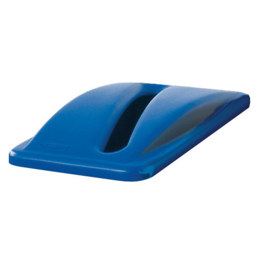 Obrázek produktu: Plastové víko pro odpadkový koš Rubbermaid® Slim Jim®, 60 a 87 litrů, vhazovací otvor na papír, modrá