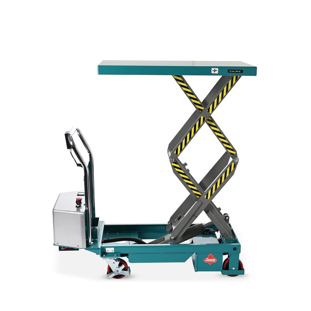 Número de imagen del producto 7: Plataforma elevadora móvil de tijera doble Ameise®, eléctrica, CC 350 kg, plataforma de 910 x 500 mm