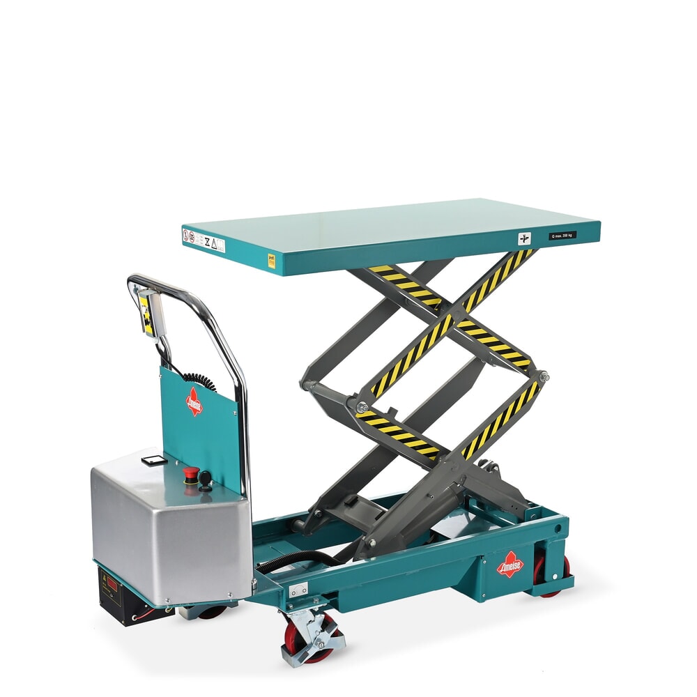 Número de imagen del producto 12: Plataforma elevadora móvil de tijera doble Ameise®, eléctrica, CC 350 kg, plataforma de 910 x 500 mm