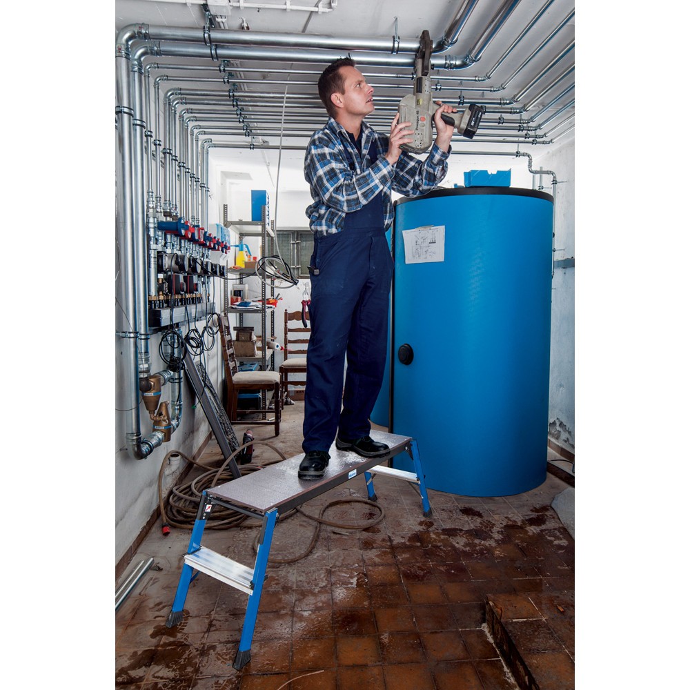 N° de l'image du produit 5 : Plate-forme de travail pliable KRAUSE® en aluminium, hauteur déployée 0,45 m