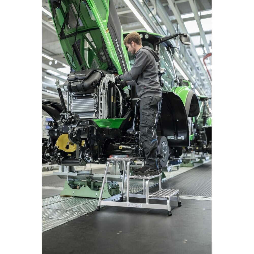 N° de l'image du produit 2 : Piédestal en feuille de verrue en aluminium rigide 1 niveau